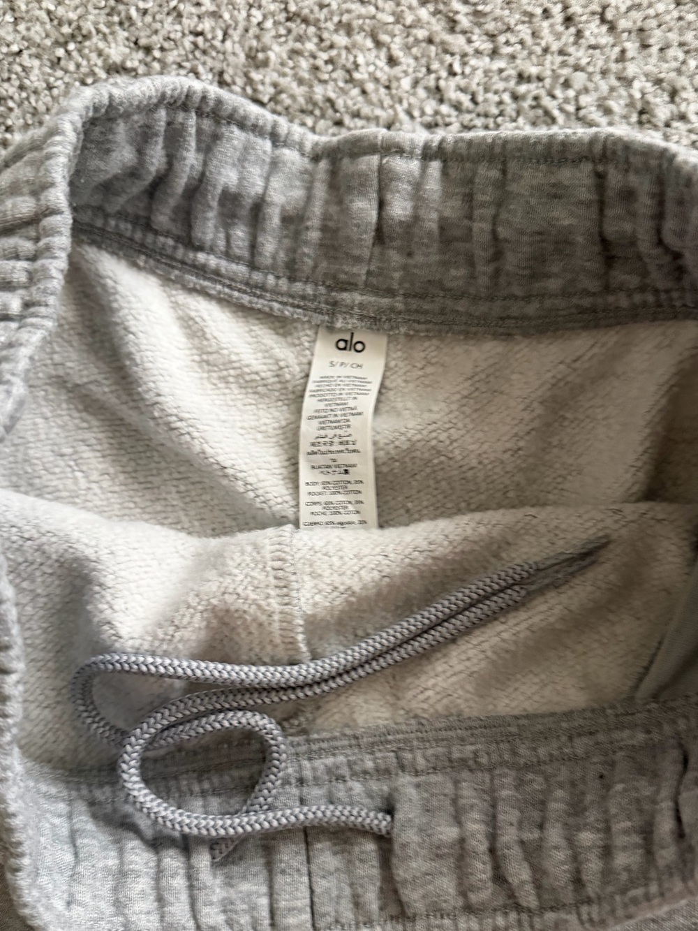 Alo Accolade Shorts in Athletic Heather Grey - Picture 3 of 6